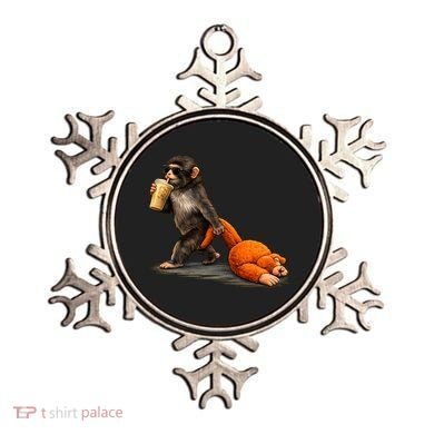 Baby Monkey Punch Iced Coffee Ornament