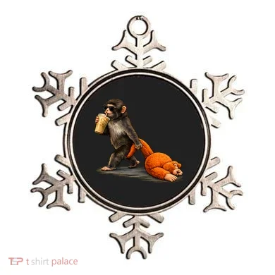 Baby Monkey Punch Iced Coffee Ornament