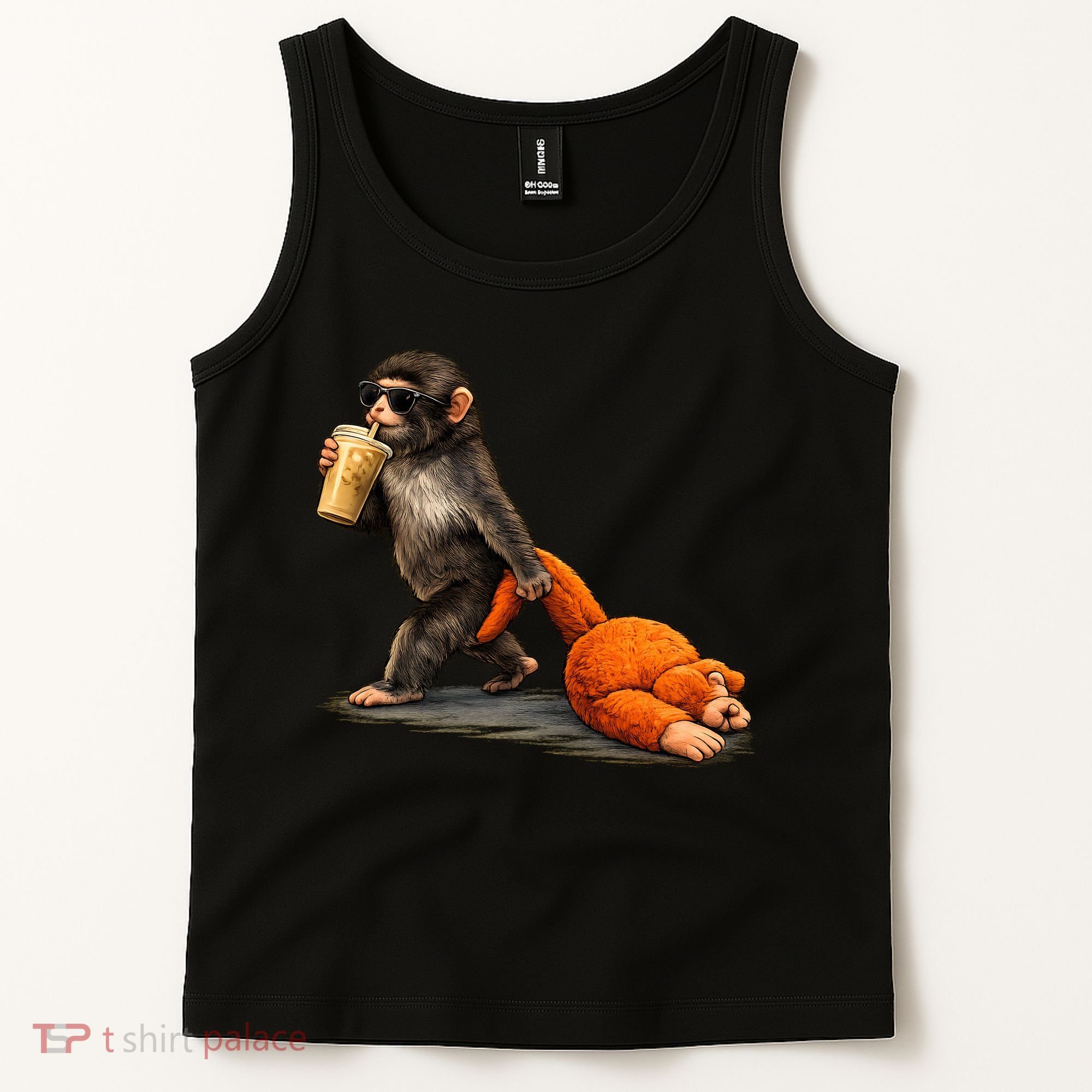 Baby Monkey Punch Iced Coffee Tank Top