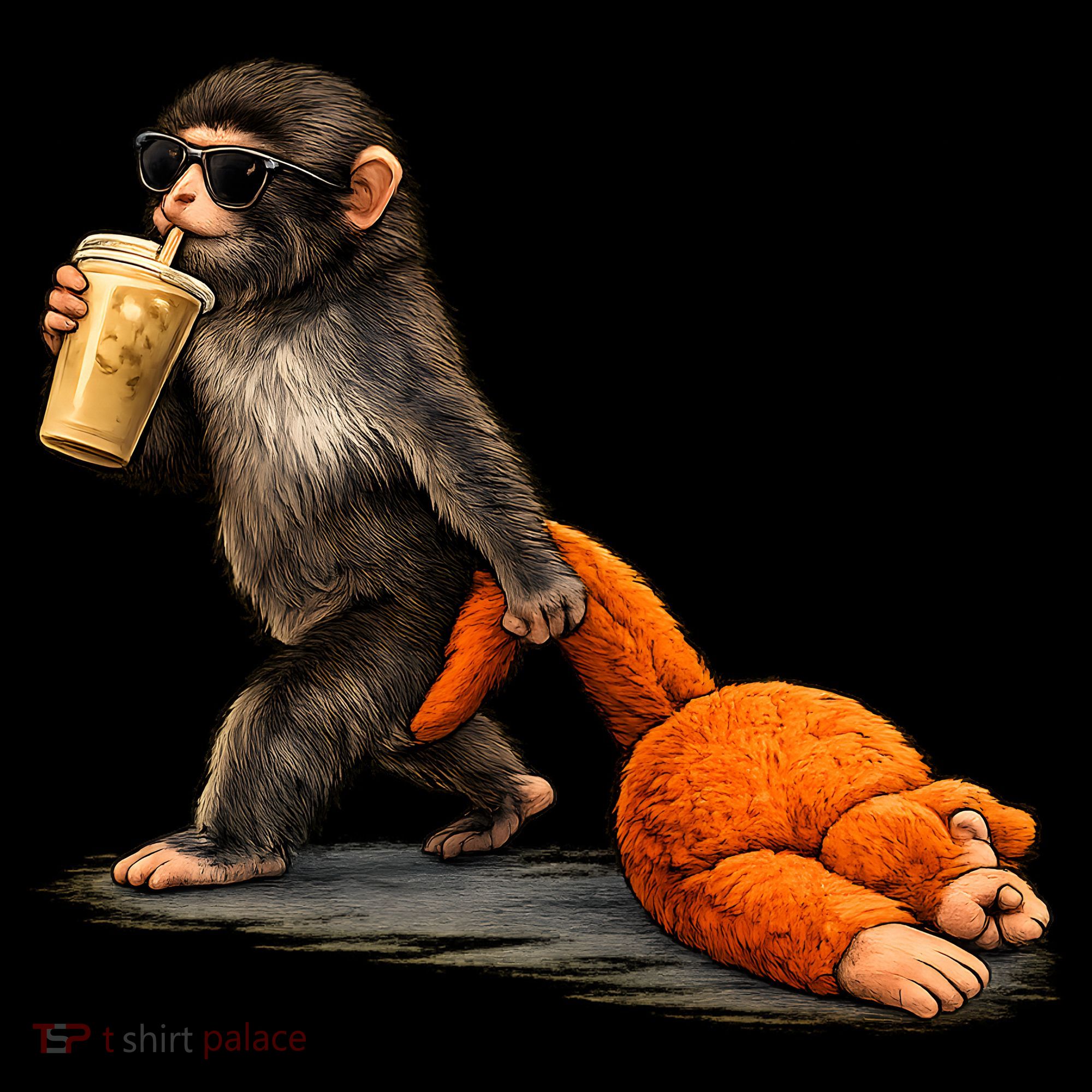 Baby Monkey Punch Iced Coffee Tank Top