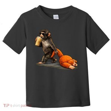 Baby Monkey Punch Iced Coffee Toddler T-Shirt