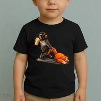 Baby Monkey Punch Iced Coffee Toddler T-Shirt thumb 2
