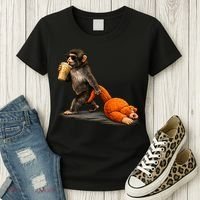 Baby Monkey Punch Iced Coffee Women's T-Shirt thumb 3