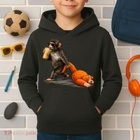 Baby Monkey Punch Iced Coffee Kids Hoodie thumb 2