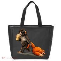 Baby Monkey Punch Iced Coffee Tote Bag thumb 0