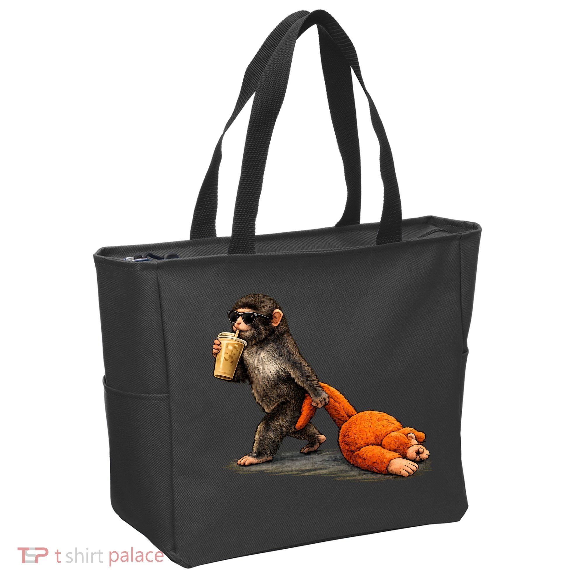 Baby Monkey Punch Iced Coffee Tote Bag