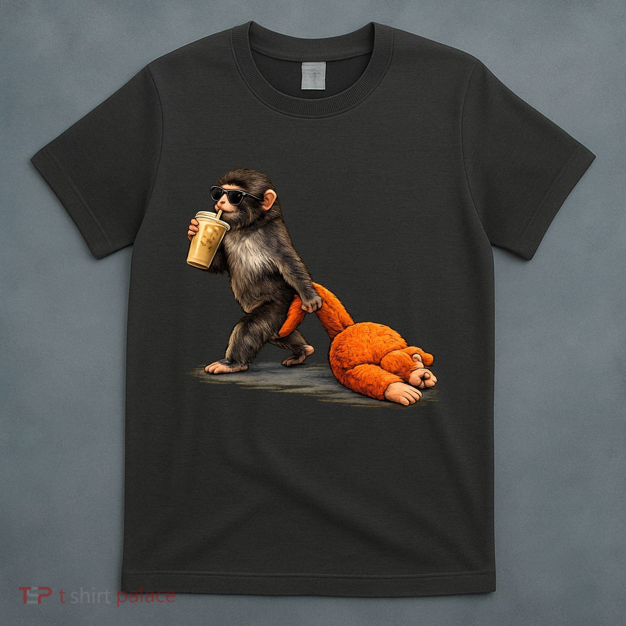 Baby Monkey Punch Iced Coffee T-Shirt