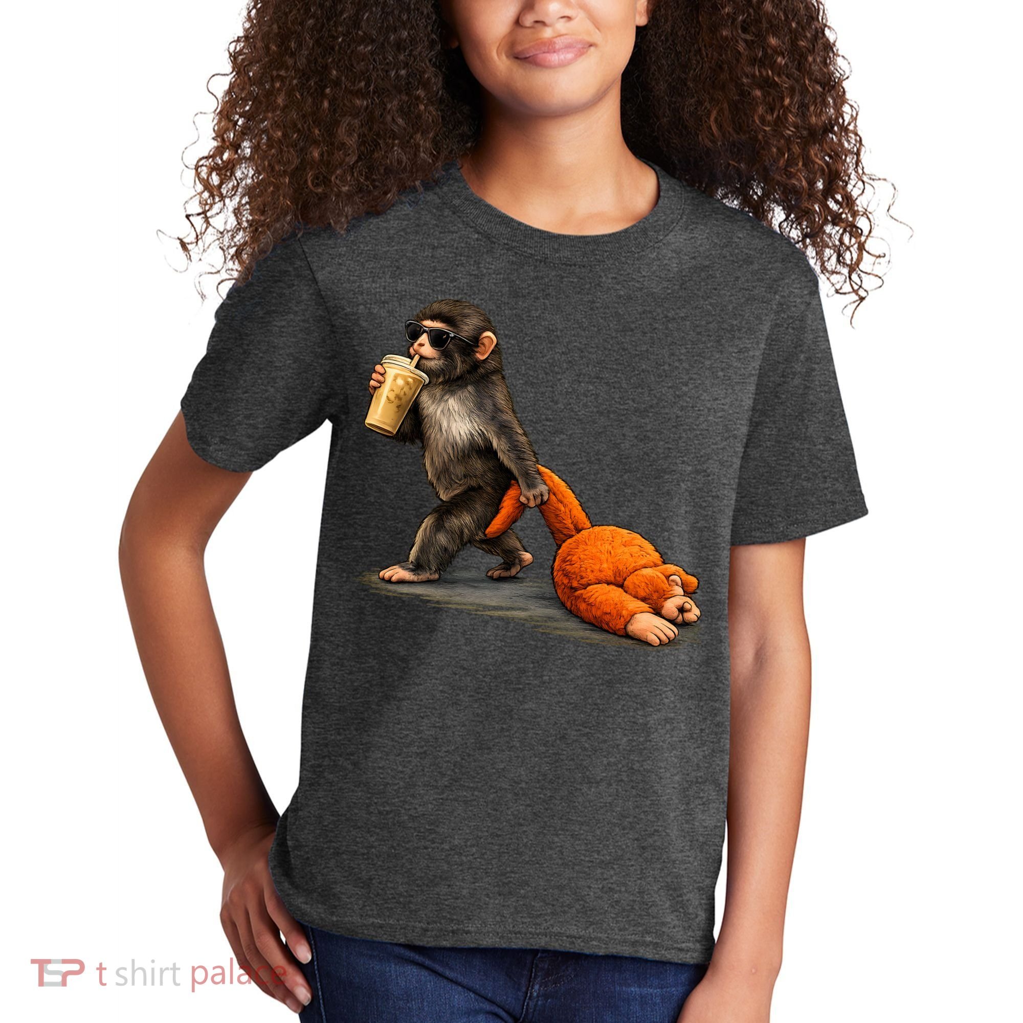 Baby Monkey Punch Iced Coffee Kids T-Shirt