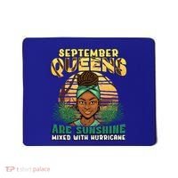 Black Melanin Queen September Afro Birthday Virgo Libra Gift Mousepad thumb 0