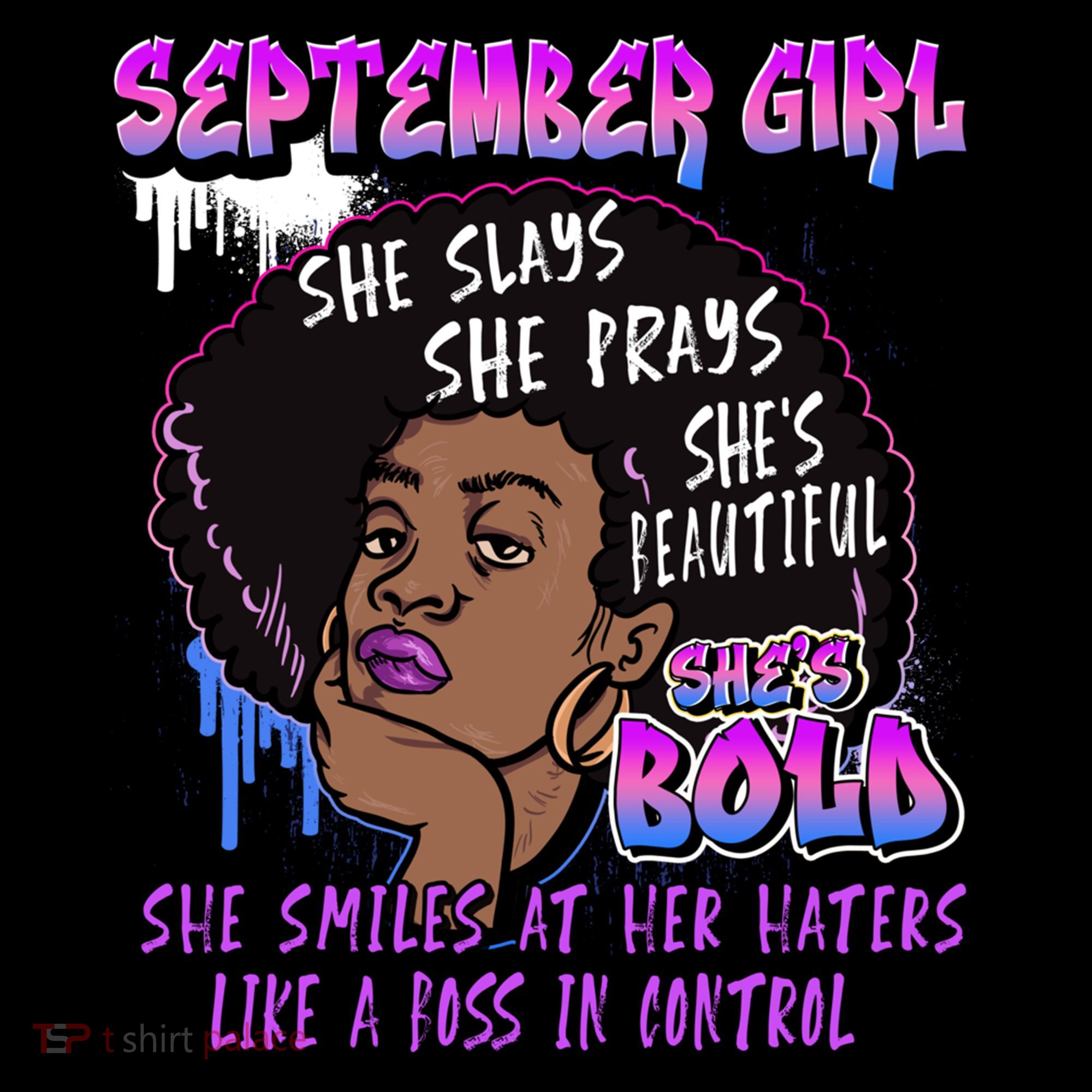 Black Melanin Queen September Afro Birthday Virgo Libra Gift Coffee Mug