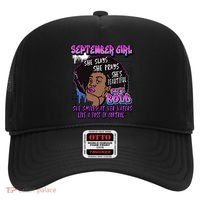 Black Melanin Queen September Afro Birthday Virgo Libra Gift Hat thumb 0