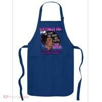 Black Melanin Queen September Afro Birthday Virgo Libra Gift Apron thumb 0