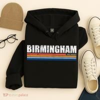 Birmingham Michigan Retro Hoodie thumb 4