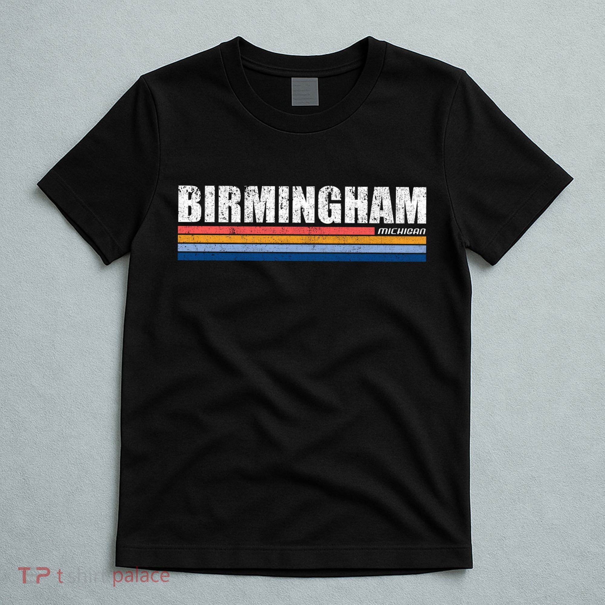 Birmingham Michigan Retro T-Shirt