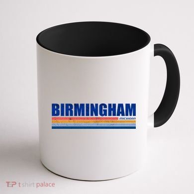 Birmingham Michigan Retro Coffee Mug back