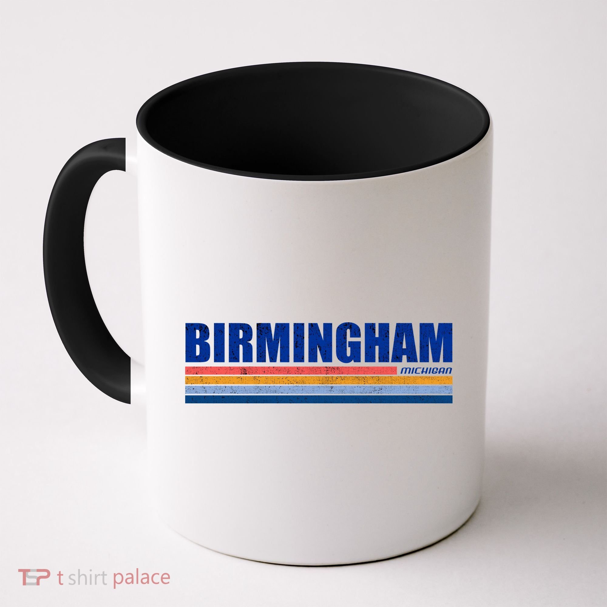 Birmingham Michigan Retro Coffee Mug