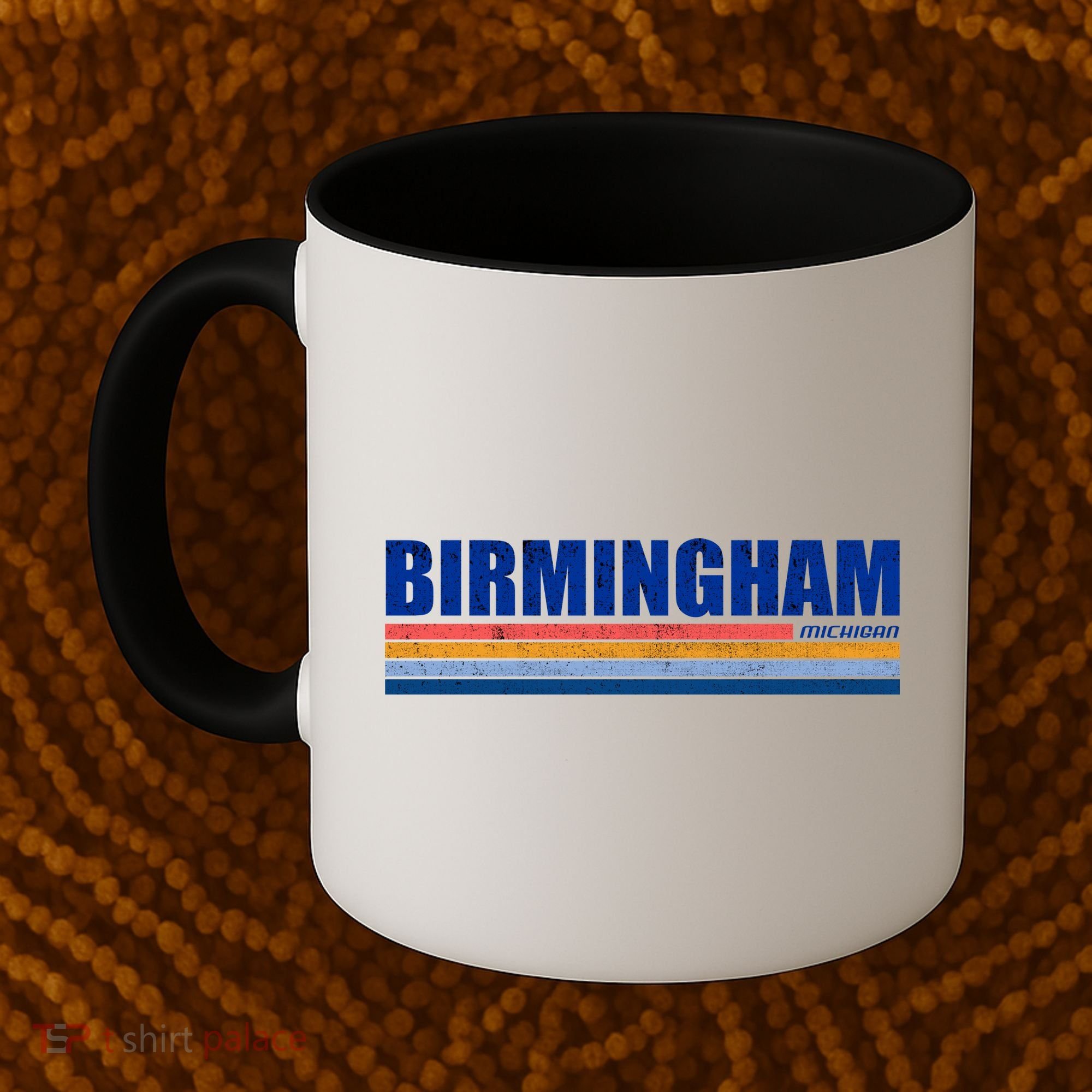 Birmingham Michigan Retro Coffee Mug
