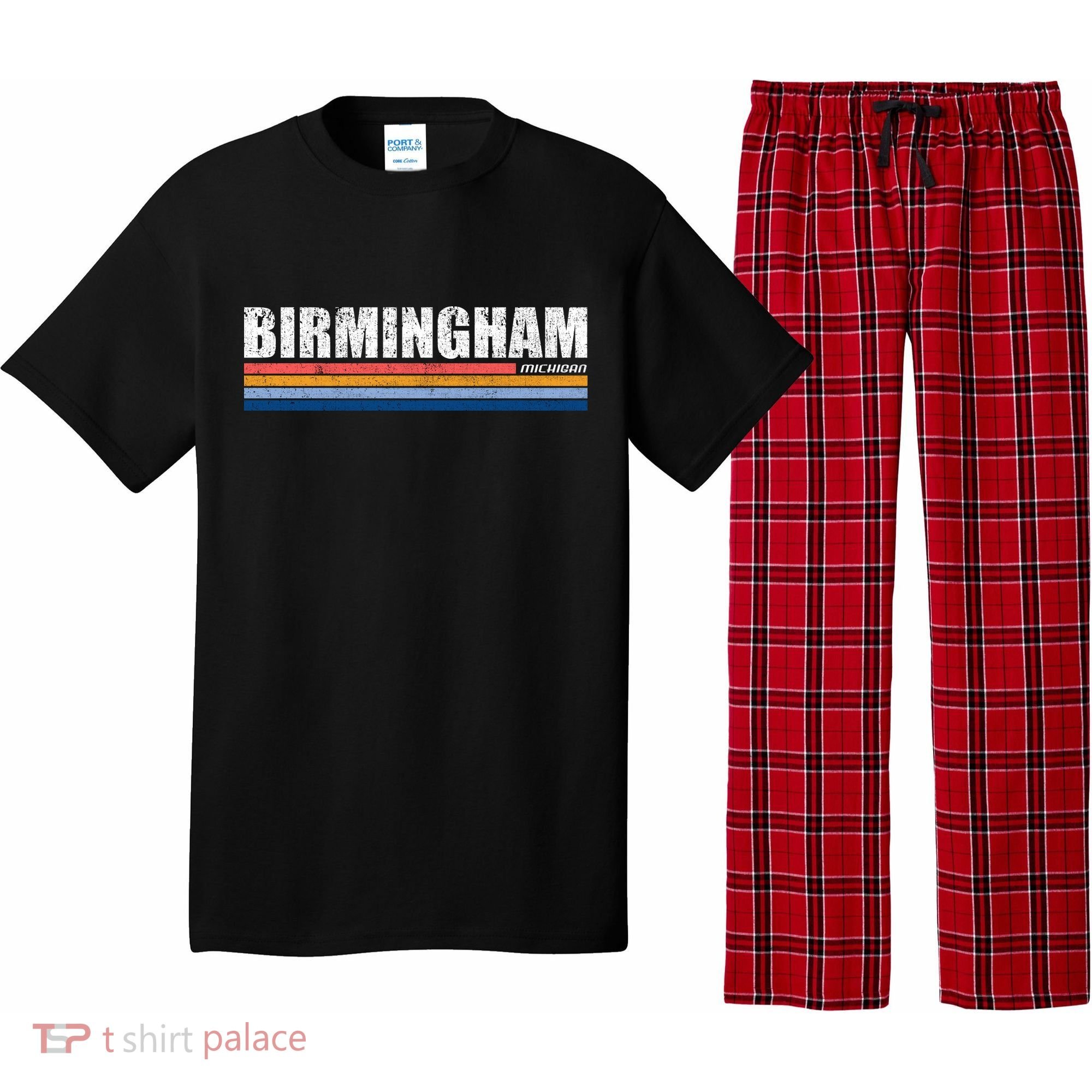 Birmingham Michigan Retro Pajama Set
