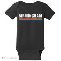 Birmingham Michigan Retro Baby Bodysuit thumb 0