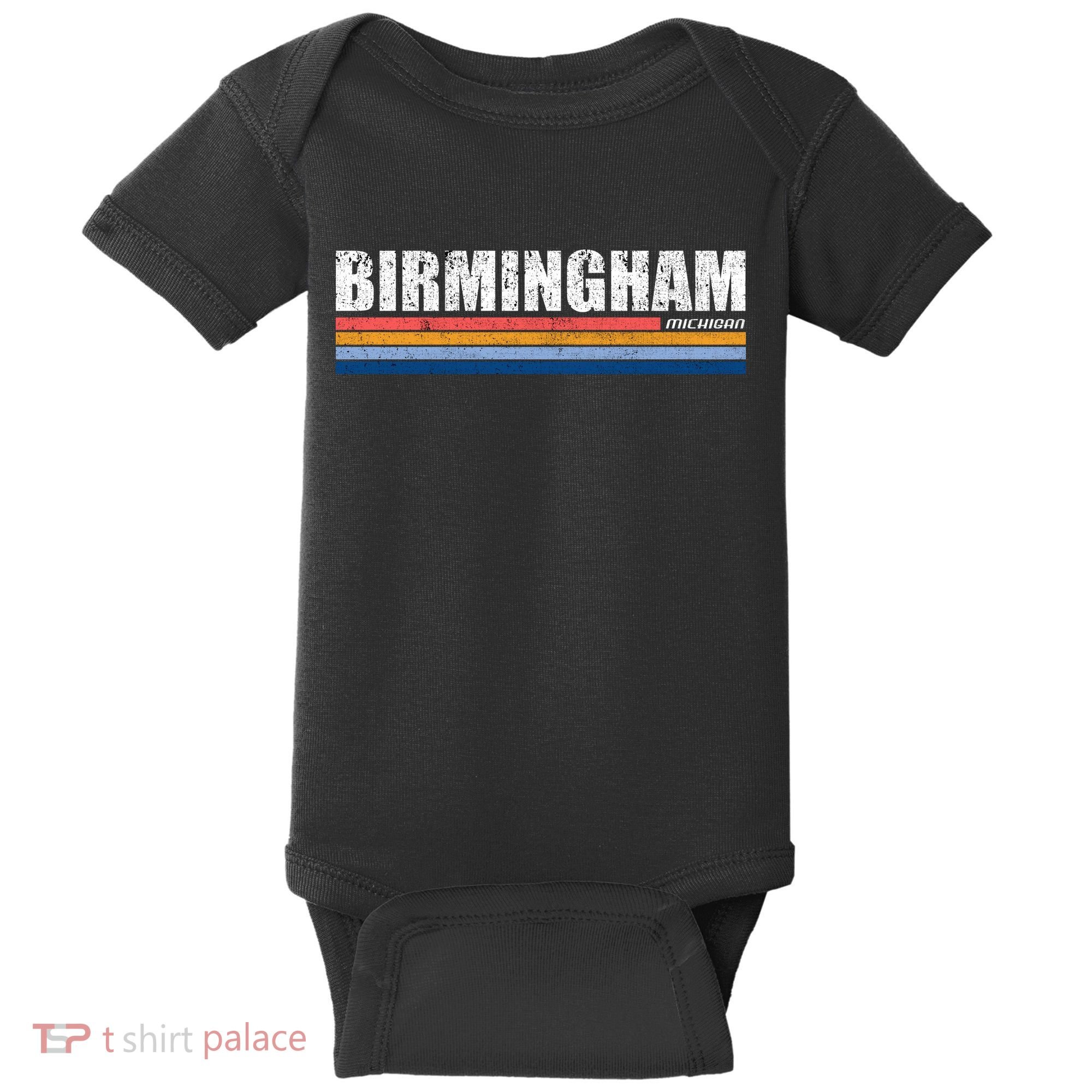 Birmingham Michigan Retro Baby Bodysuit