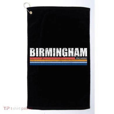 Birmingham Michigan Retro Golf Towel
