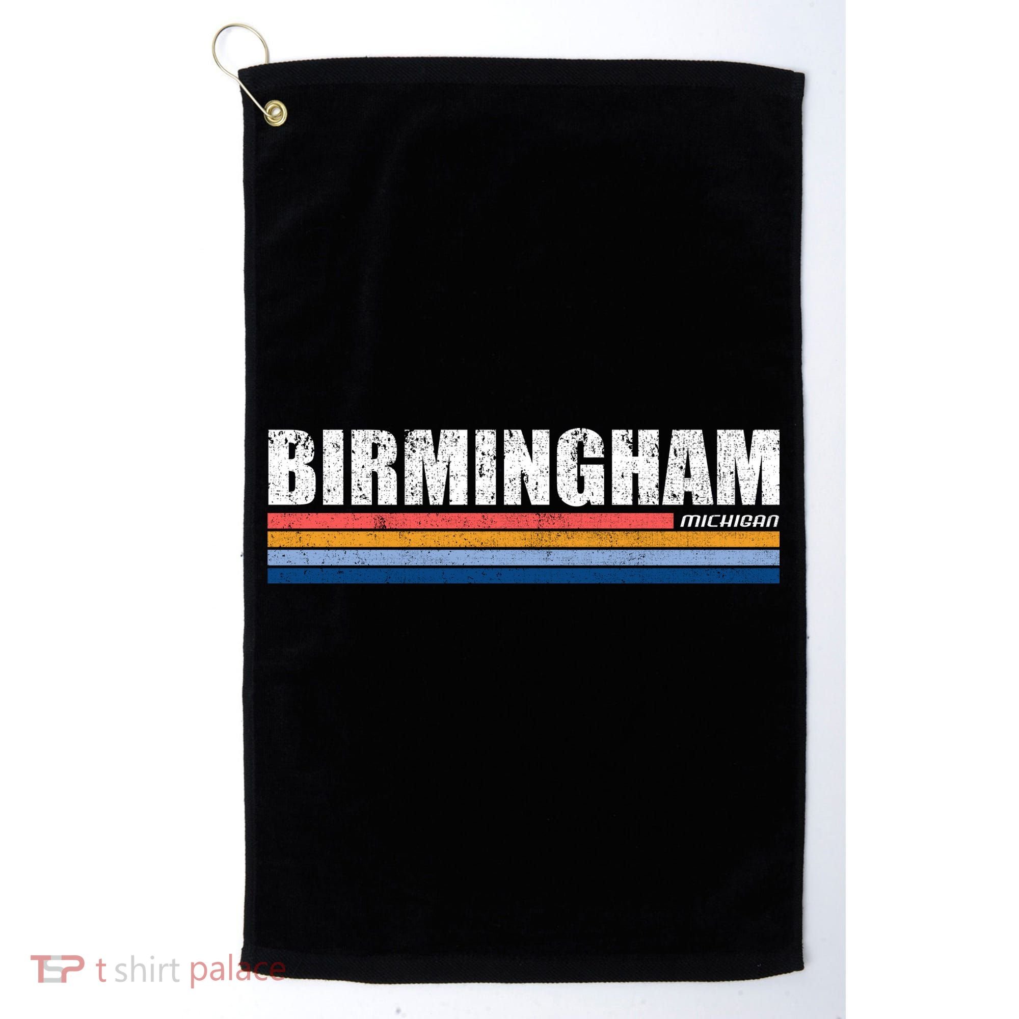 Birmingham Michigan Retro Golf Towel