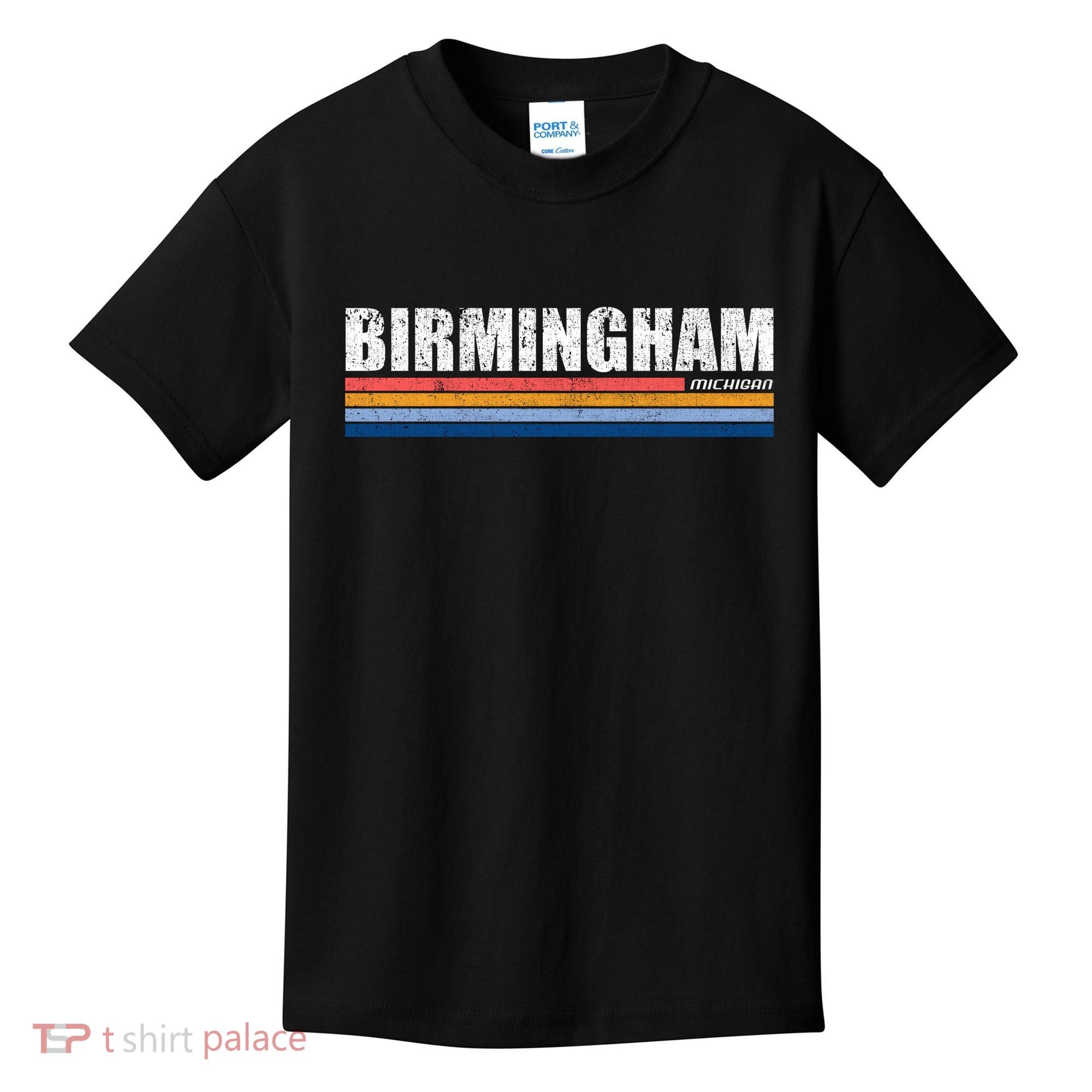 Birmingham Michigan Retro Kids T-Shirt