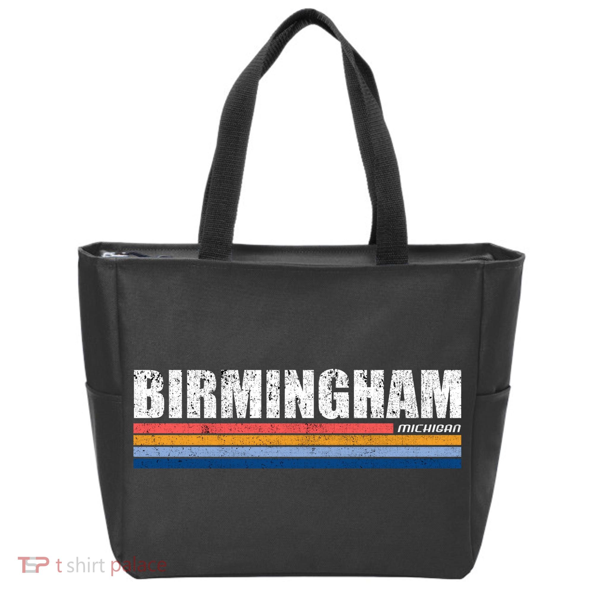 Birmingham Michigan Retro Tote Bag