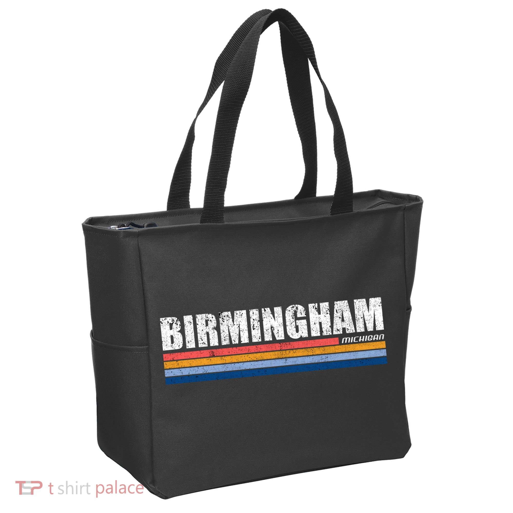 Birmingham Michigan Retro Tote Bag