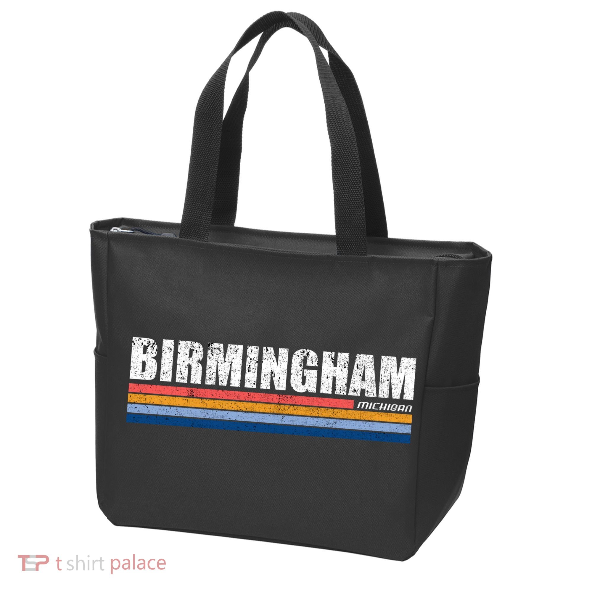 Birmingham Michigan Retro Tote Bag