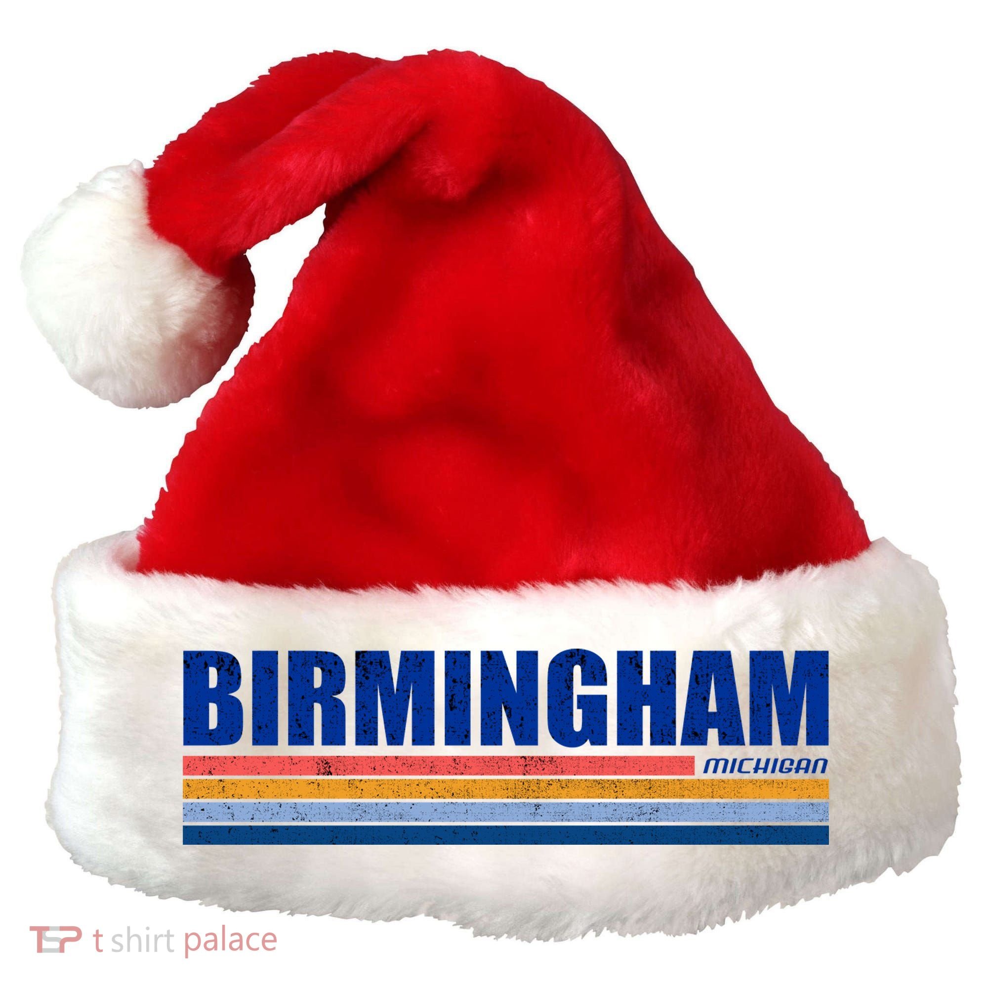 Birmingham Michigan Retro Santa Hat