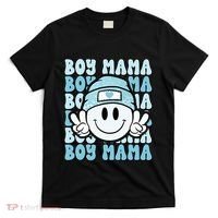 Boy Mama Retro Gift For Mother Mom Of Sons T-Shirt thumb 0