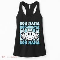Boy Mama Retro Gift For Mother Mom Of Sons Women's Tank Top thumb 0