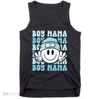 Boy Mama Retro Gift For Mother Mom Of Sons Tank Top thumb 0