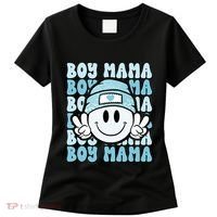 Boy Mama Retro Gift For Mother Mom Of Sons Women's T-Shirt thumb 0