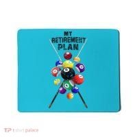 Billiards My Retirement Plan Play Pool Funny Retired Player Great Gift Mousepad thumb 0