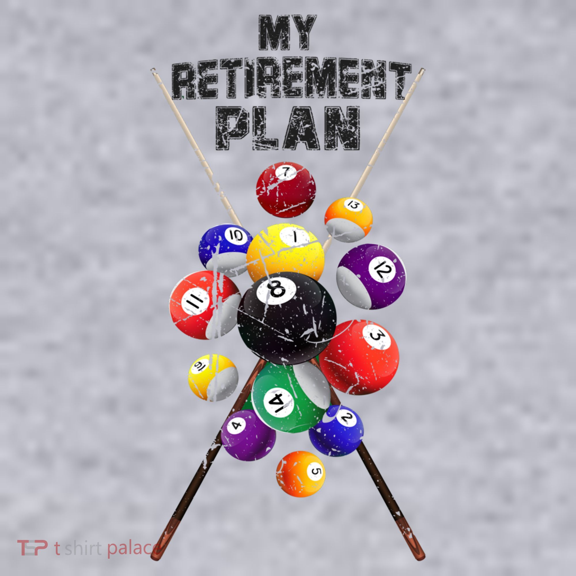 Billiards My Retirement Plan Play Pool Funny Retired Player Great Gift Women's Sweatshirt