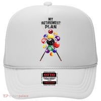 Billiards My Retirement Plan Play Pool Funny Retired Player Great Gift Hat thumb 0