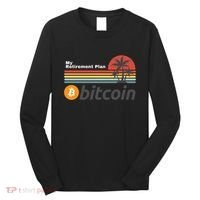 Bitcoin My Retirement Plan Crypto Gift Blockchain BTC Trader Long Sleeve Shirt thumb 0