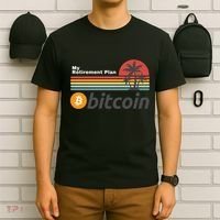 Bitcoin My Retirement Plan Crypto Gift Blockchain BTC Trader T-Shirt thumb 6