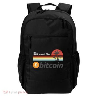 Bitcoin My Retirement Plan Crypto Gift Blockchain BTC Trader Backpack