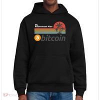 Bitcoin My Retirement Plan Crypto Gift Blockchain BTC Trader District V.I.T. Heavyweight Hoodie thumb 0