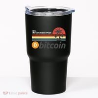 Bitcoin My Retirement Plan Crypto Gift Blockchain BTC Trader Tumbler thumb 0