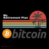 Bitcoin My Retirement Plan Crypto Gift Blockchain BTC Trader Mousepad thumb 1