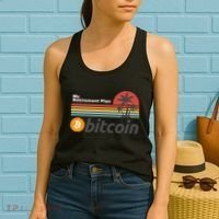 Bitcoin My Retirement Plan Crypto Gift Blockchain BTC Trader Women's Tank Top thumb 2