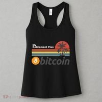 Bitcoin My Retirement Plan Crypto Gift Blockchain BTC Trader Women's Tank Top thumb 3