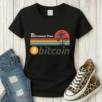 Bitcoin My Retirement Plan Crypto Gift Blockchain BTC Trader Women's T-Shirt thumb 3