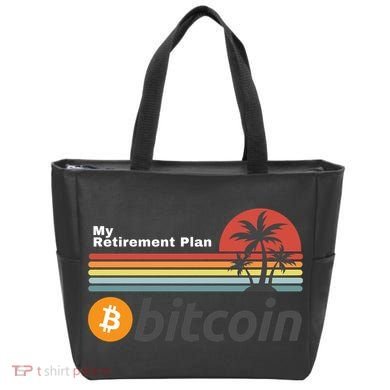 Bitcoin My Retirement Plan Crypto Gift Blockchain BTC Trader Tote Bag