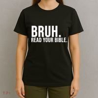 Bruh Meme Read Your Bible Christian Jesus Motivation T-Shirt thumb 4
