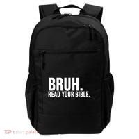 Bruh Meme Read Your Bible Christian Jesus Motivation Backpack thumb 0